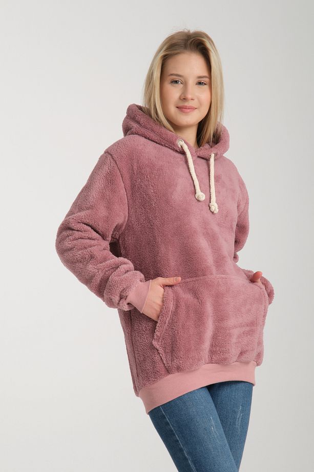 KOPYA - GRODY.T  Unisex kapüşonlu sweatshirt peluş - 5