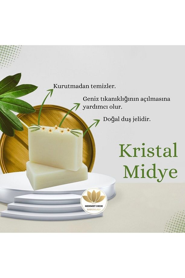 kristal midye sabunu 1 adet - 1