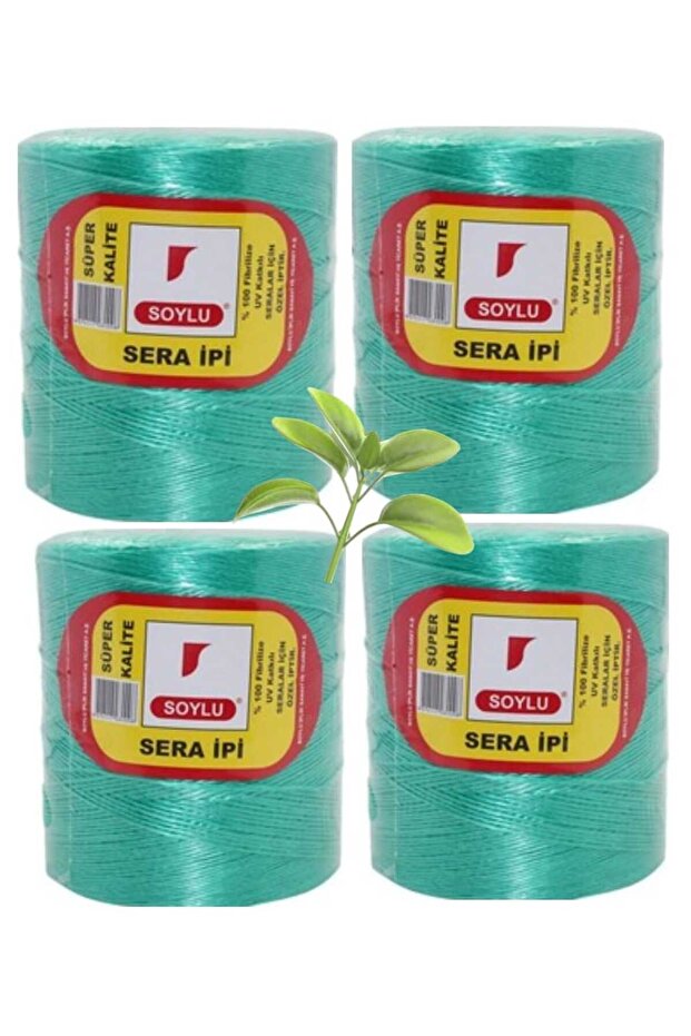İp Soylu Bitki Bağlama ve Paketleme İpi - (4 Adet x 1 Paket) - 1