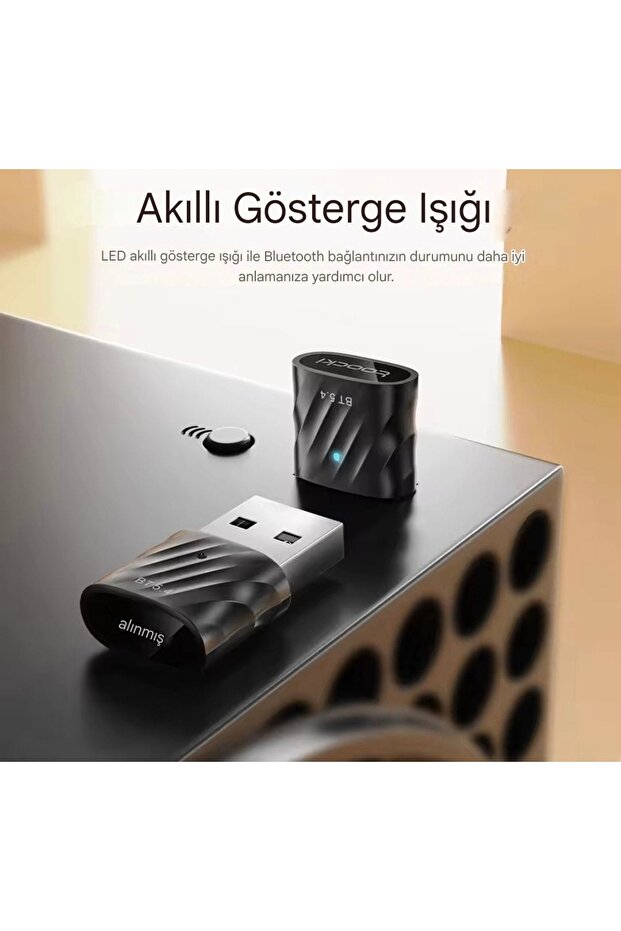Toocki Bluetooth Adaptör 5.4 Yüksek Performans Düşük Gecikme Usb Bluetooth Adaptör 5.4 - 3