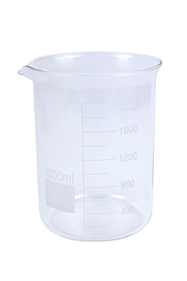 BEHERGLAS (2000 ml. Cam) KISA FORM - 1