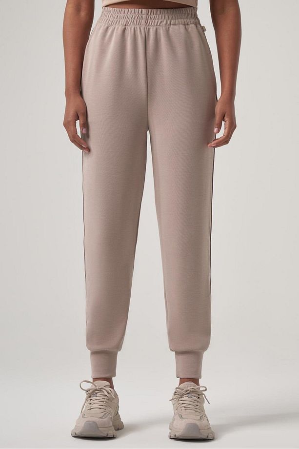 DERANO bej tex modal kumaş jogger - 2