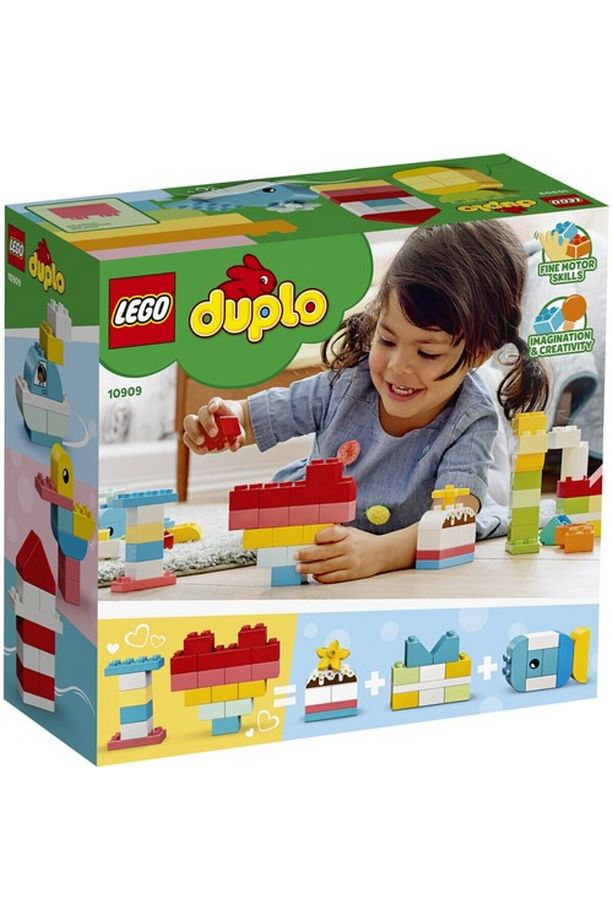 ® DUPLO® Classic Kalp Kutusu 10909 - Okul Öncesi İçin Gelişimsel Yapım Oyuncağı Seti (80 Parça) - 3