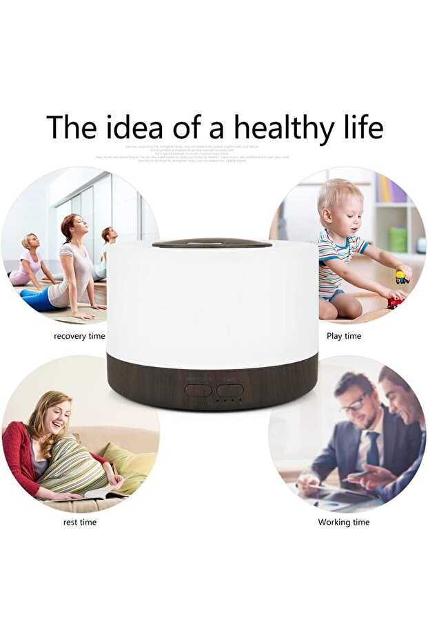 Essential Oil Diffuser, Spray Aromatherapy Diffuser with Remote Control Timing Setting - 5