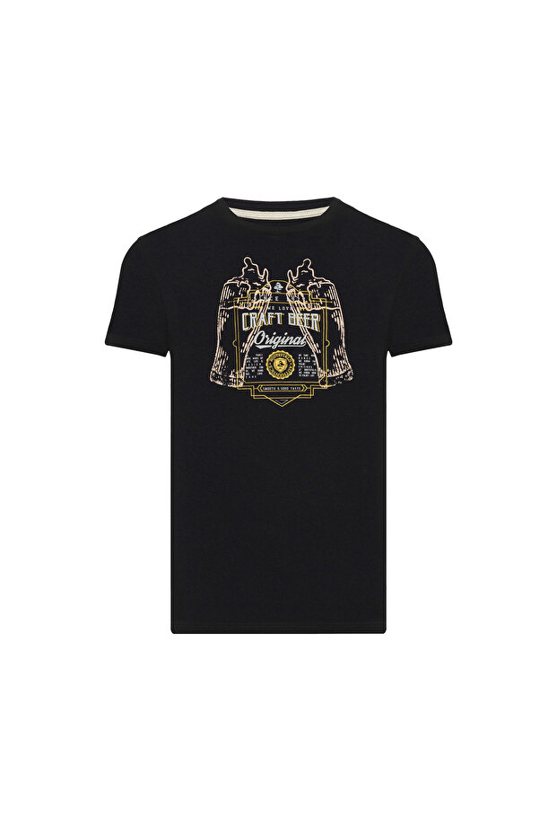 Tract Erkek Siyah Tişört ERKEK T-SHIRT RFTRACT23 - 1