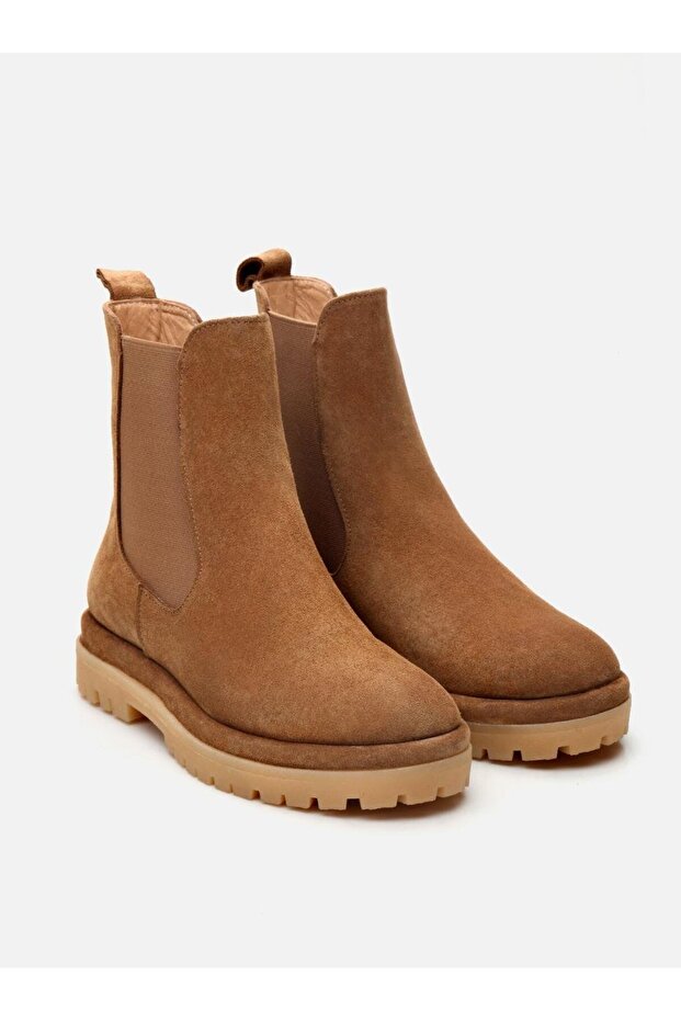 Bethany Taba Kadın Gerçek Süet Bot - 2