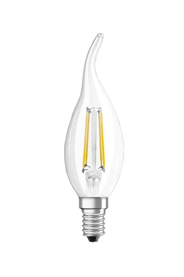 Lamp232 Ledvance Osram Led Star Classıc Ba 40 4w=40w /e14 Duy/ Rustik Kıvrık - 1