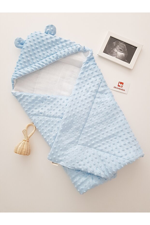 90X90 Model Chickpea Baby Swaddle Blanket