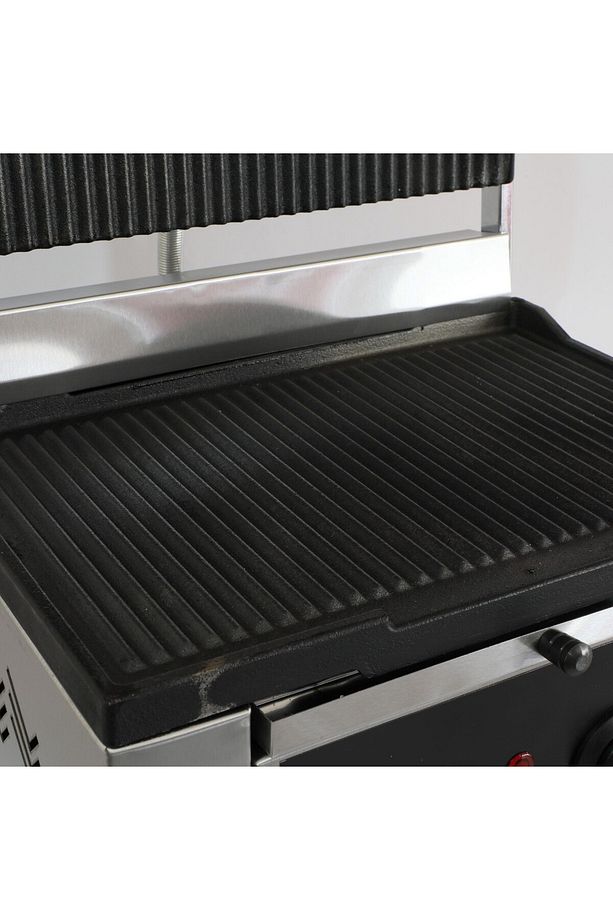 12 Dilim Elektrikli Demir Döküm Tost Makinesi 1550 W. - Döküm 35x24 - 11,75 Kg - Inoks - Sarı - 5