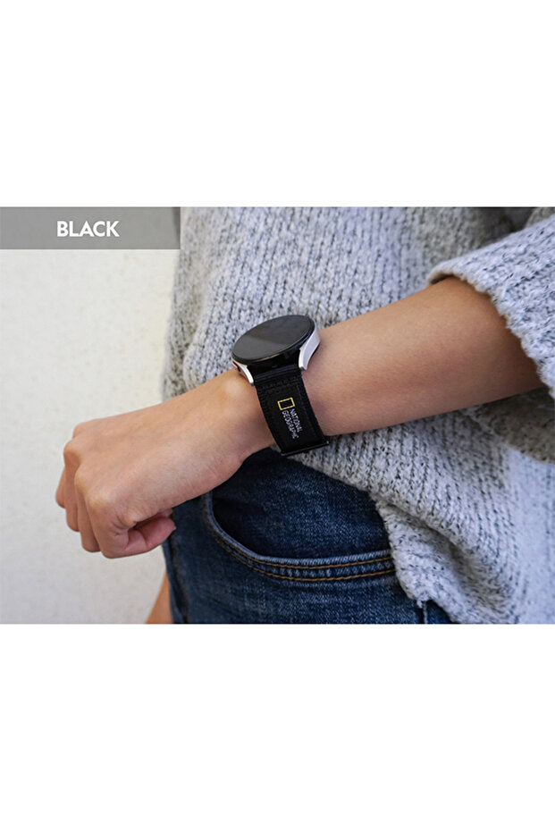 Smart Watch Nato Strap 20mm Galaxy Watch - Black