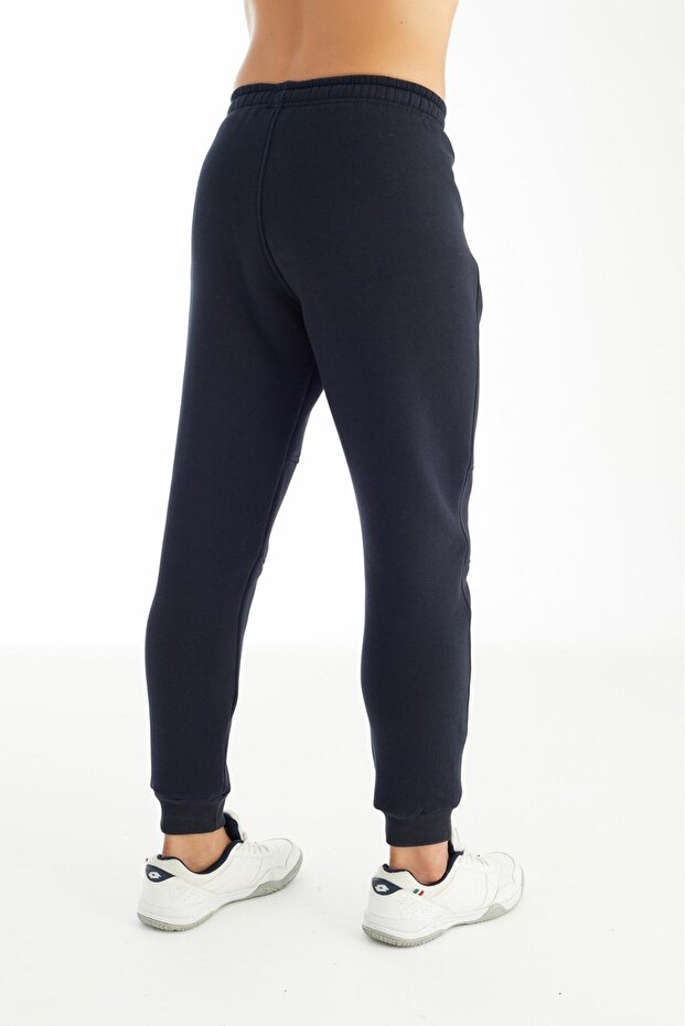 Erkek Kışlık Polyester Kalın Dar Paça Pantolon - 1