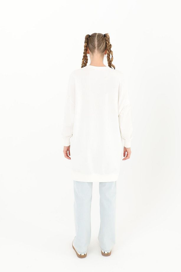 Kadın Basic Tunic - 30644TUN - ECRU - 3