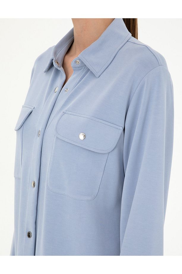 Mavi Oversize Örme Hırka 50284723-VR249 - 7