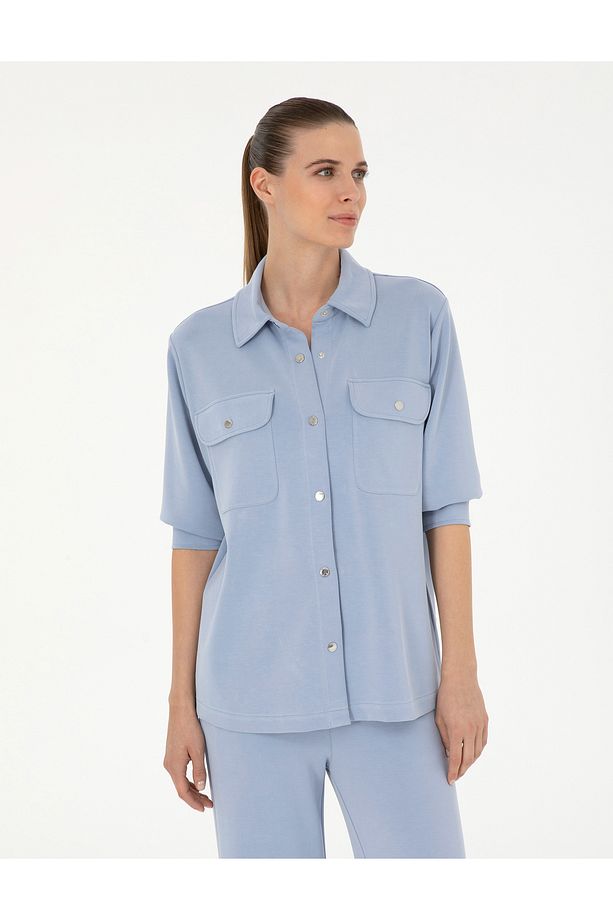 Mavi Oversize Örme Hırka 50284723-VR249 - 1