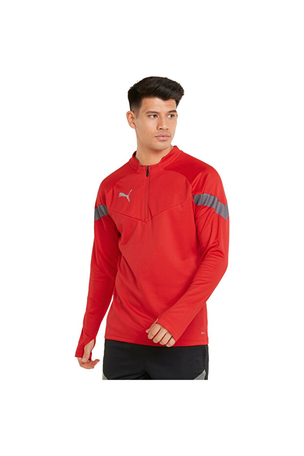 Blouse Teamfinal Training 14 Zip, Red, Men