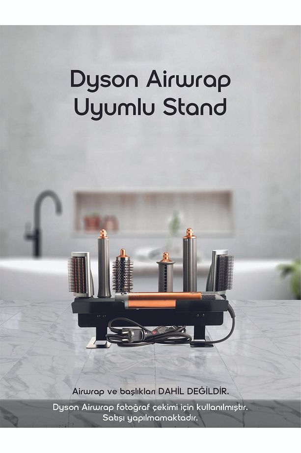 Dyson Airwrap Complete Uzun Multi-styler Saç Şekillendirici Uyumlu Duvar Veya Masaüstü Stand - 1