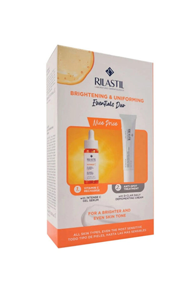 Intense Brightening Vitamin C Gel Serum 30 ml & D-Clar Blemish Lightening Cream 40 ml Blemish Care Set