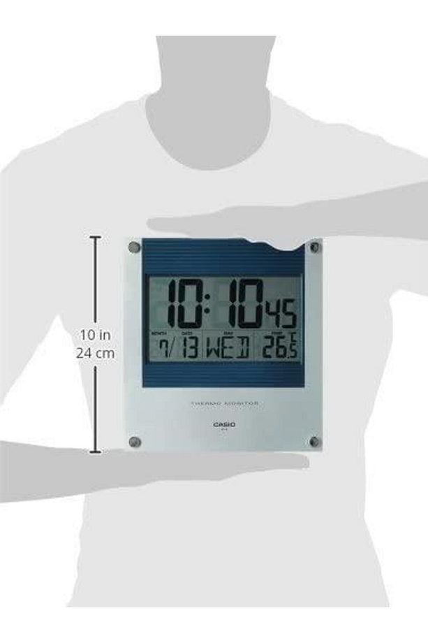 Id-11s-2df Dijital Termometre Takvimli Duvar Saati - 2