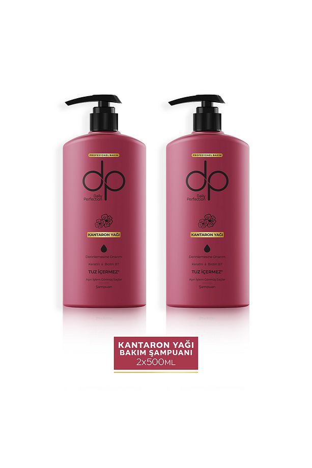 Daily Perfection Şampuan Kantaron Yağı 500 ml X 2 Adet - 1