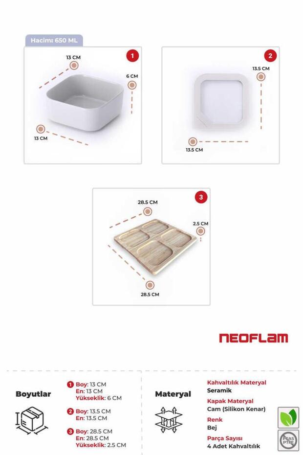 Fika One 4'lü Kahvaltılık Seti - 6