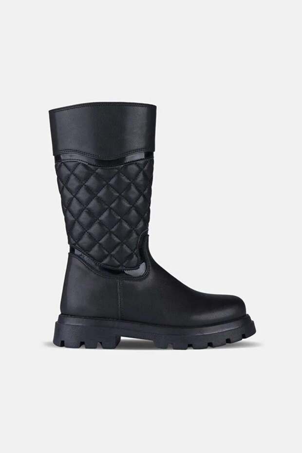 Unisex Lux Filet Boots - Black