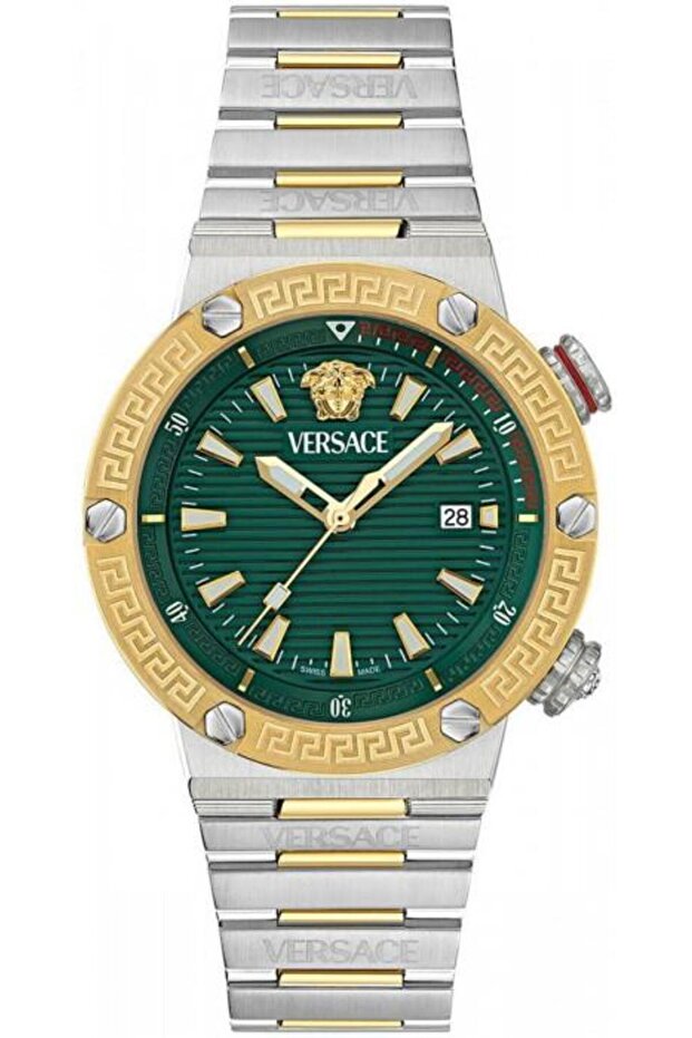 ساعة يد رجالية VRSCVE8G00524 بشعار Greca Diver