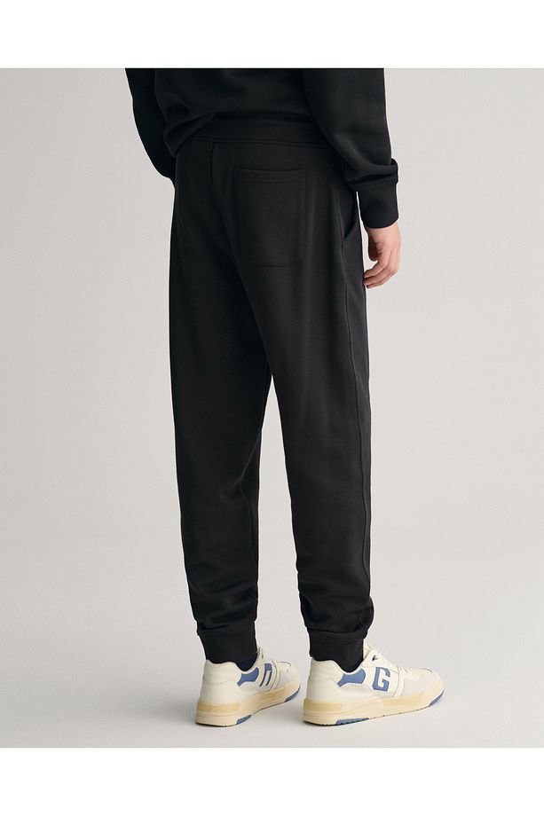 Erkek Siyah Regular Fit Eşofman Altı - 3