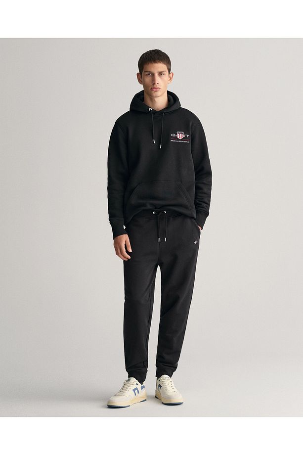 Erkek Siyah Regular Fit Eşofman Altı - 1