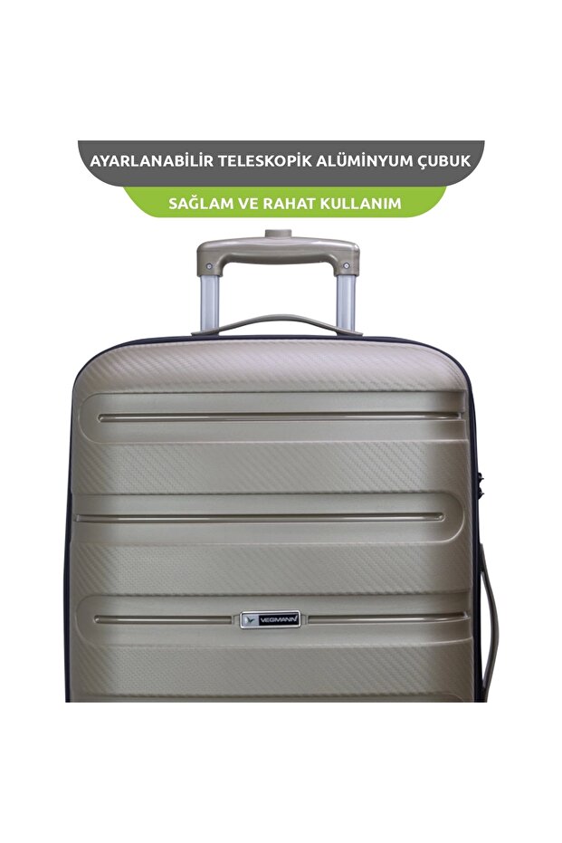 Polipropilen (PP) Atlas  3lü Valiz Seti - 5