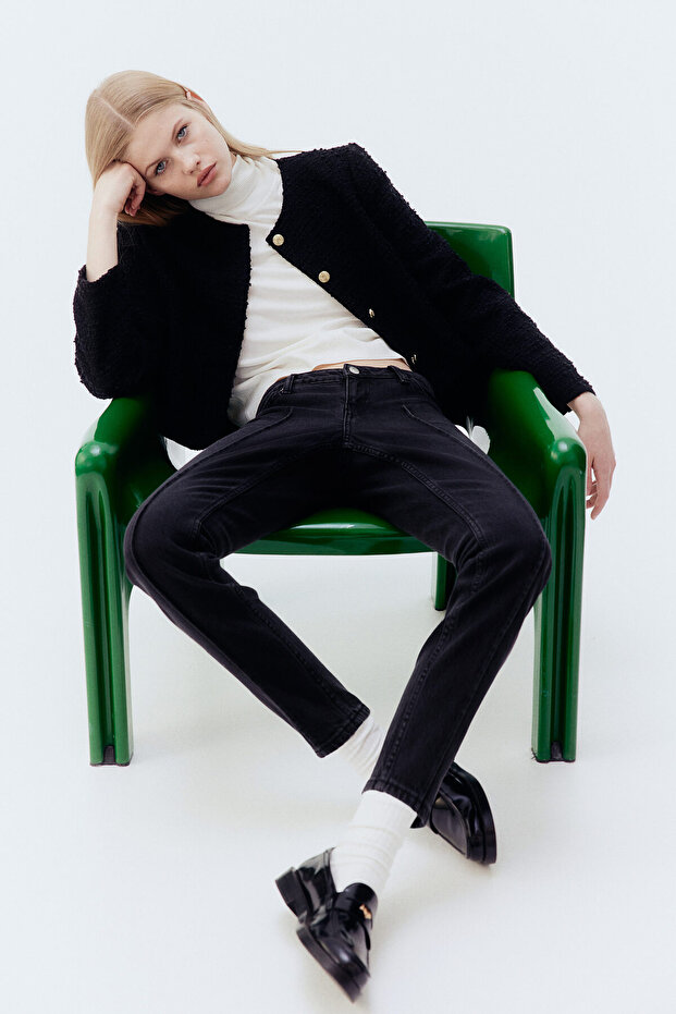 Slim Straight Low Ankle Jeans - 2