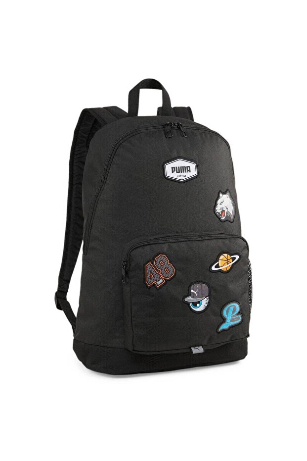 Rucas Patch Backpack 22L, Black, Unisex - 4