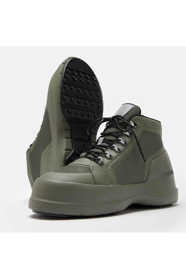 Erkek Bot (Kar) 80D2480080-M006 Moon Boot Luna Trek Mid Nylon Khaki - 3