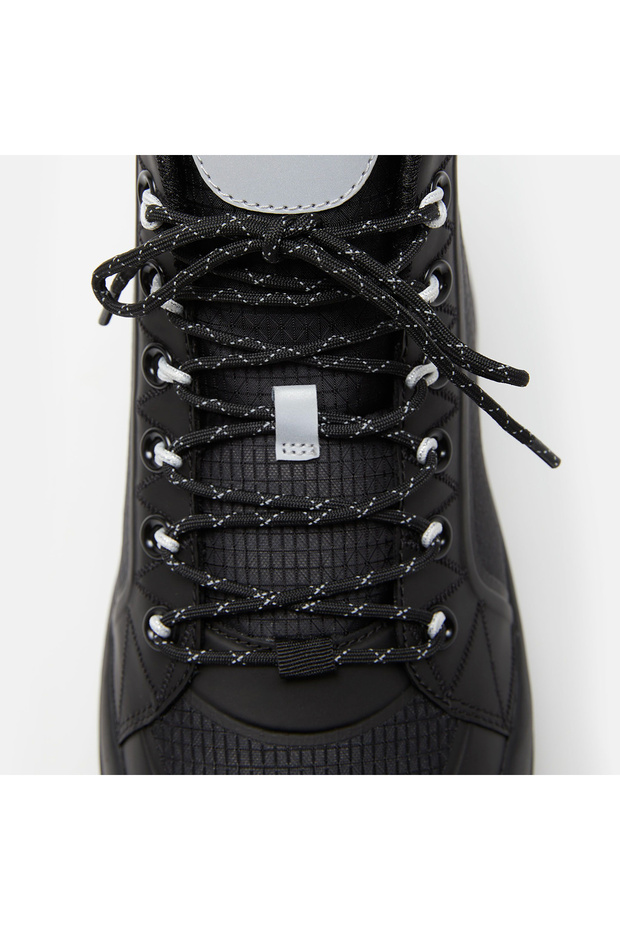 Erkek Bot (Kar) 80D2480080-N001 Moon Boot Luna Trek Mid Nylon Black - 4