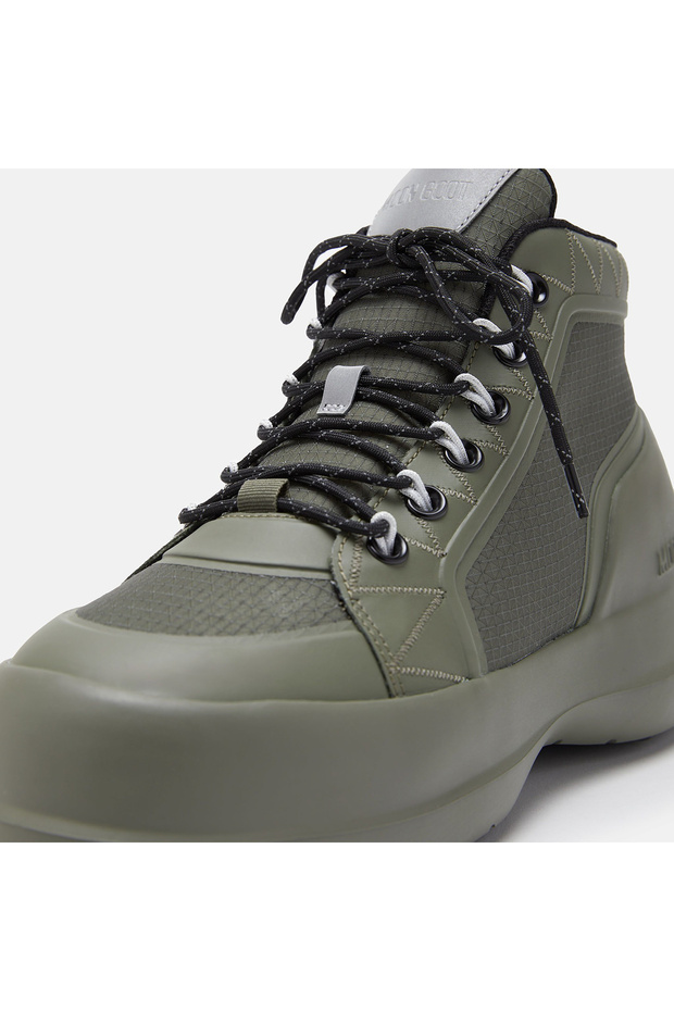 Erkek Bot (Kar) 80D2480080-M006 Moon Boot Luna Trek Mid Nylon Khaki - 4