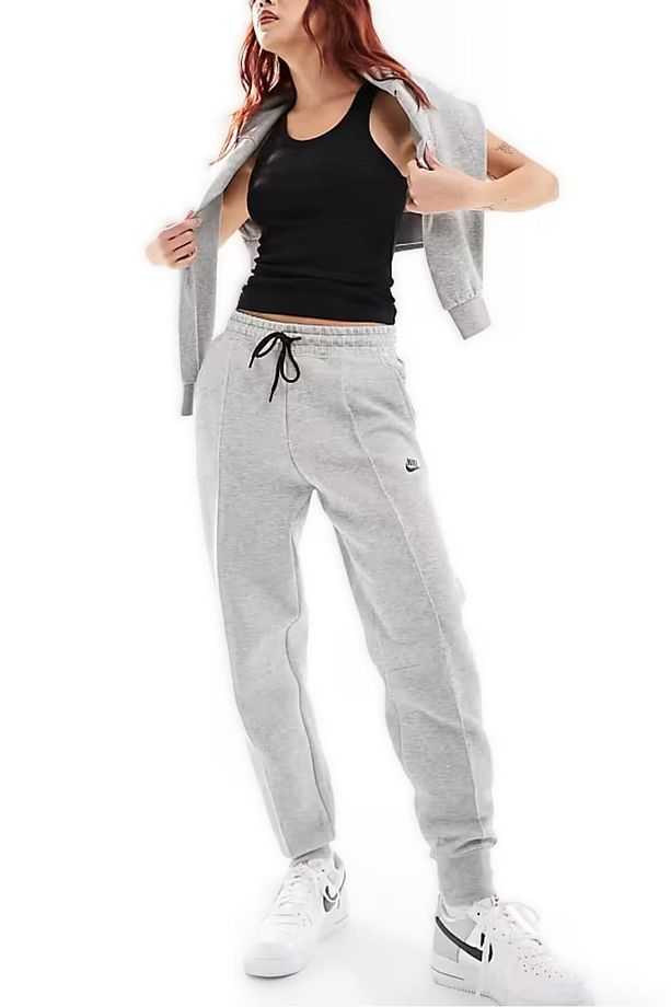 Tech Fleece Jogger Gri Kadın Eşofman Altı - 6