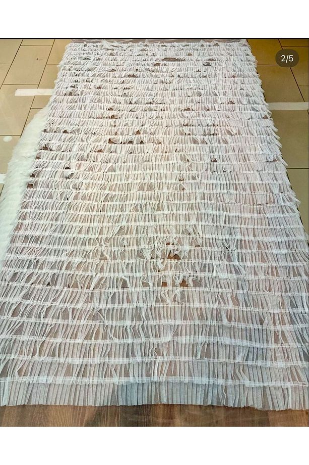 Metroteks TEKSTİL TÜLLÜ FIRFIRLI KUMAŞ - 3