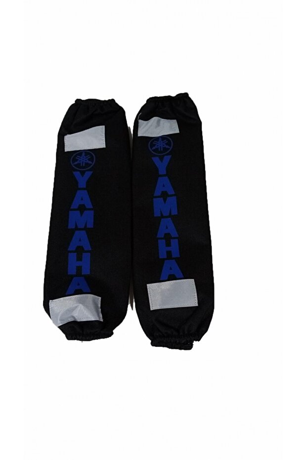 Yamaha Rear Shock Absorber Cover Set Universal Blue Written 29 X 7