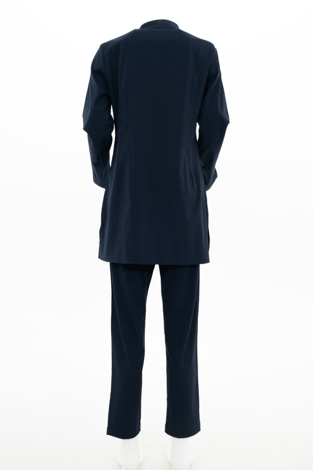 Lacivert Renk Tek Üst Uniforma Doktor/Hemsire Forması - 3