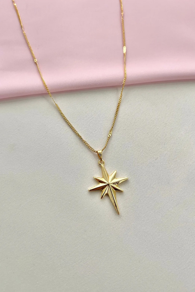 Kutup Yıldızı Kolye, Zarif ve Minimal Tasarım - 2