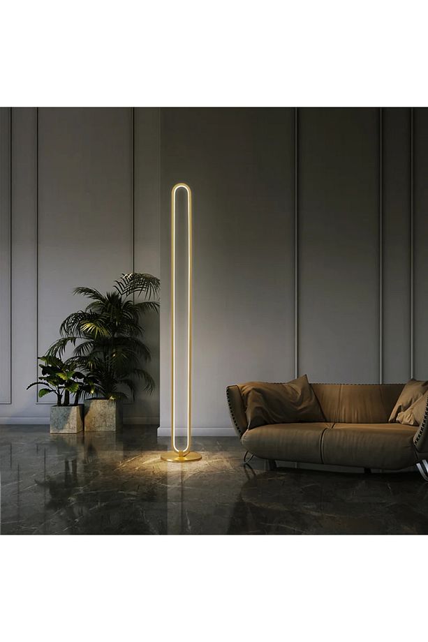 Modern Led Uzun Lambader  3 Renk Ledli Kumandalı Lambader - 3