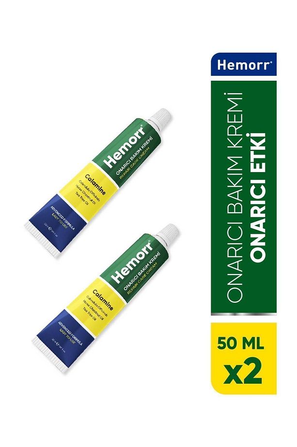 Mayasıl H.emoroid Karşıtı Çinko Oksit Kalamin At Kestanesi Çay Ağacı Onarıcı Krem 50 ml X 2 Adet - 1