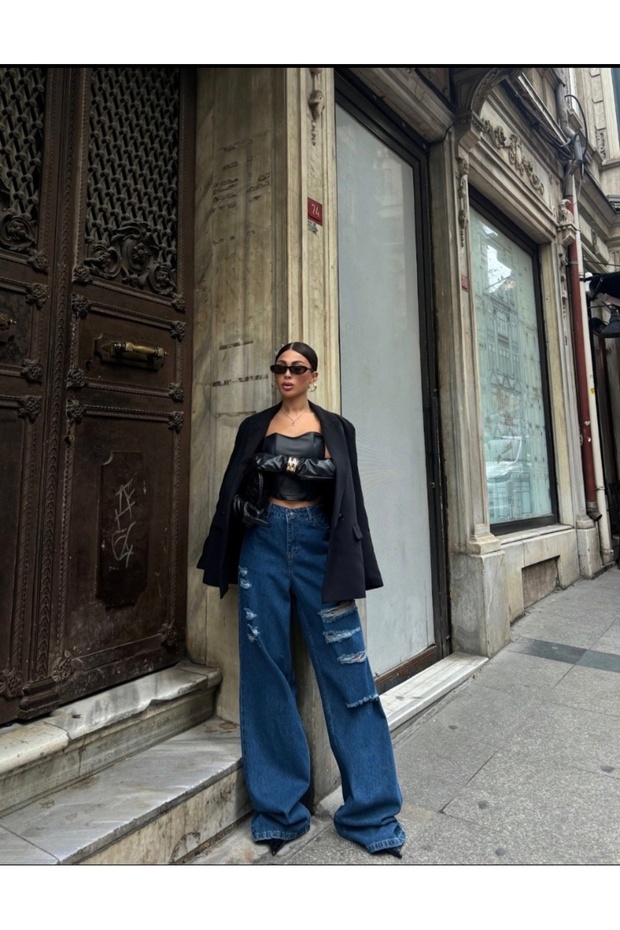 Kadın Denim pantolon - 5