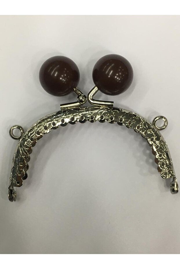 Bag and Wallet Clip Oval 20 Cm Model with Pearls