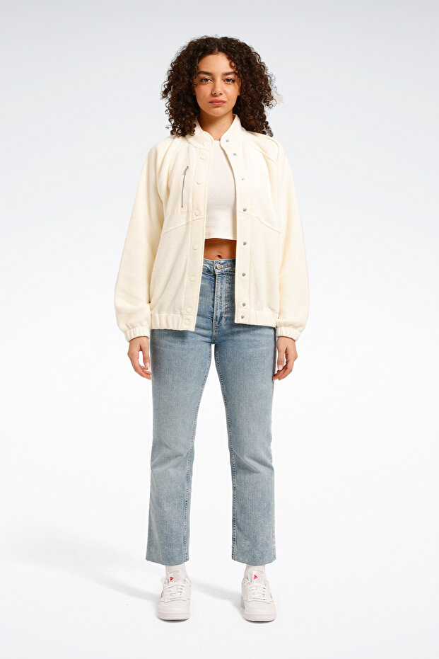 BOUKLE JACKET Ekru Kadın Mont - 6