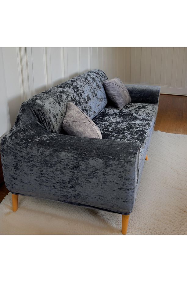 Koltuk Örtüsü Kadife Koltuk Kılıfı Takımı 3.3.1.1 Sofa Cover - 4