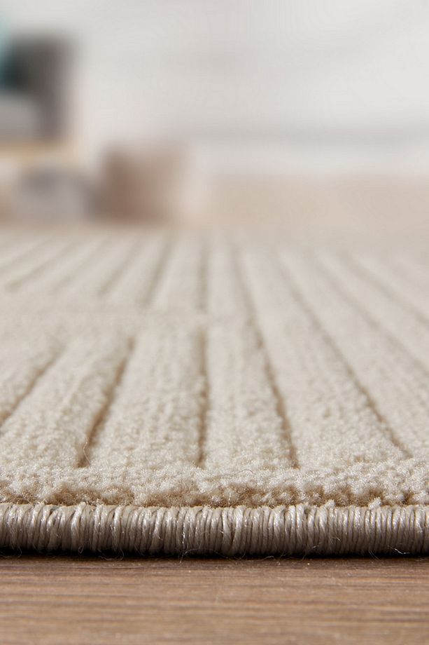 Qavalli Sisal Bej Yumuşak Doku Salon Oturma Odası Mutfak Çocuk Odası Halısı - 5