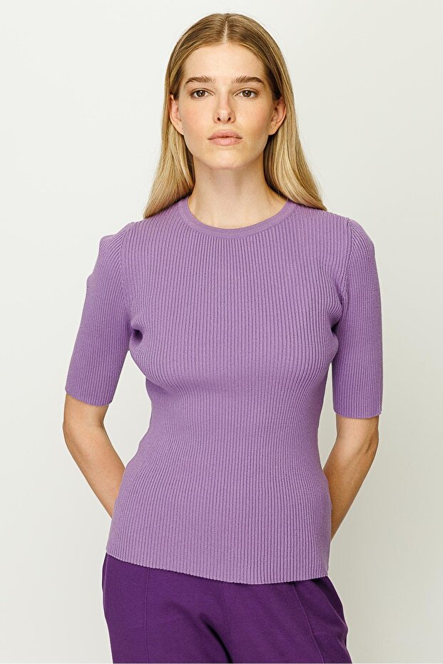 Triko Bluz Lila - 1