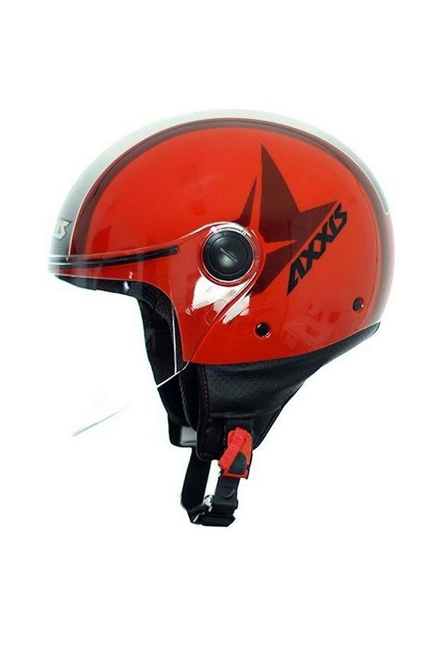 Kask Square Gloss Yazlık Yarım Motosiklet Kaskı - 2