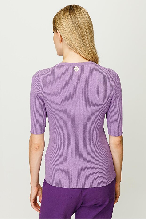 Triko Bluz Lila - 4