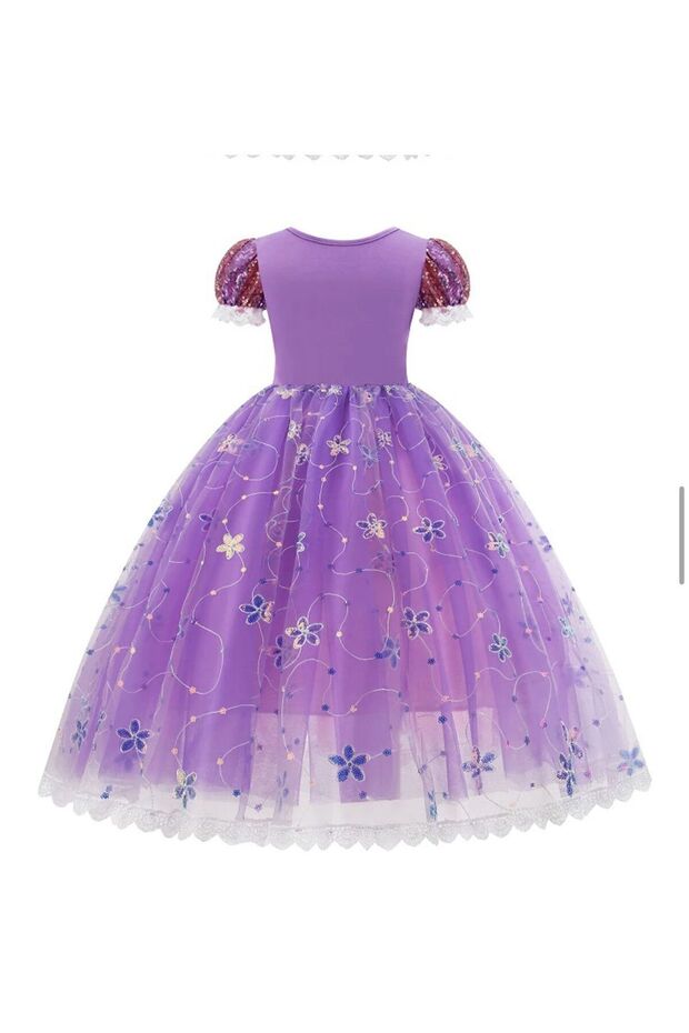 rapunzel peruklu kostüm seti - 2